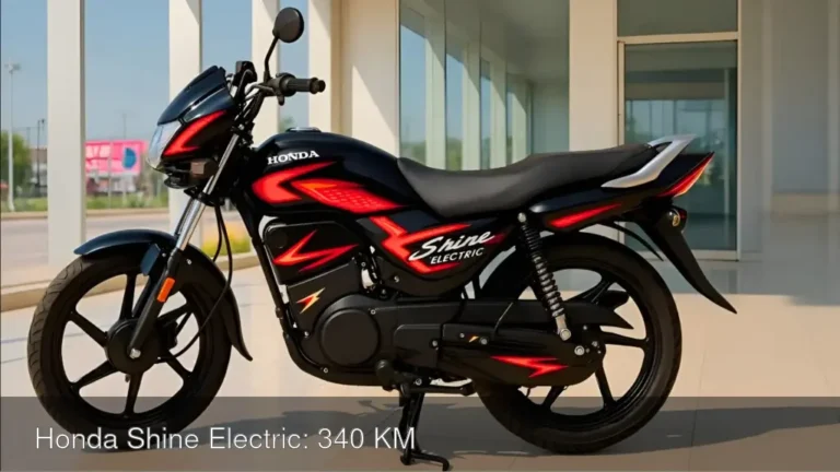 Honda Shine Electric: 340 KM रेंज और दमदार फीचर्स, केवल ₹18,000 में लाएं!