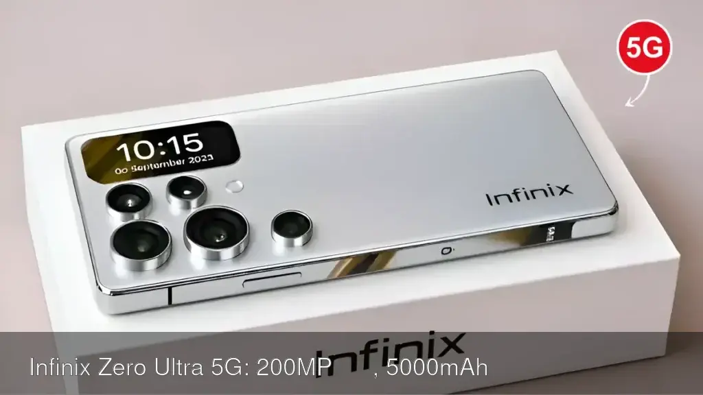 Infinix Zero Ultra 5G: 200MP कैमरा, 5000mAh बैटरी और 180W चार्जिंग का दमदार अनुभव