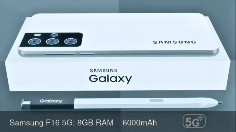 Samsung F16 5G: 8GB RAM और 6000mAh बैटरी के साथ — Price & Specs