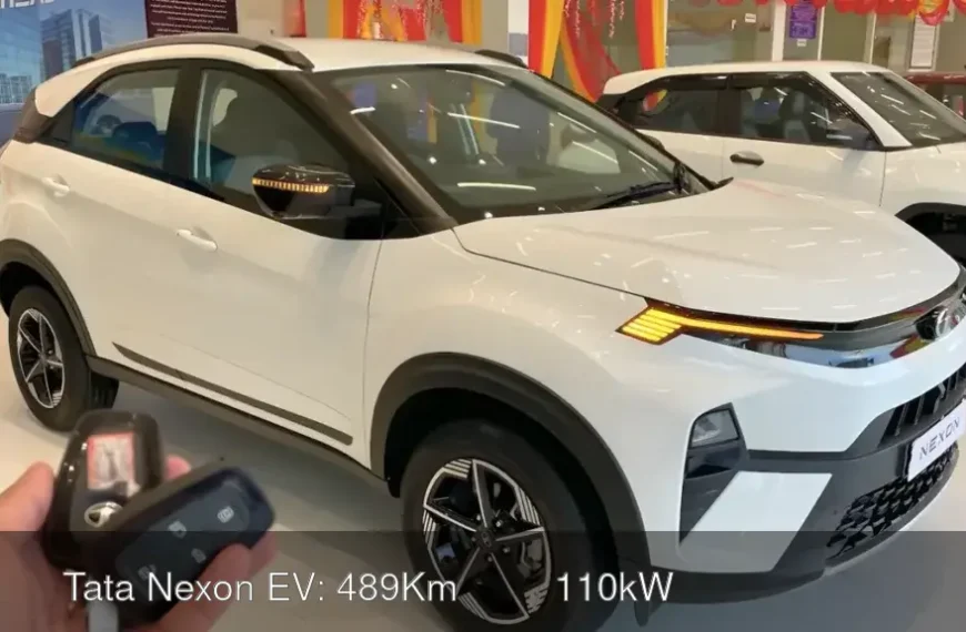 धमाकेदार Tata Nexon EV: 489Km रेंज और 110kW की ताकतवर मोटर के साथ रॉयल सवारी
