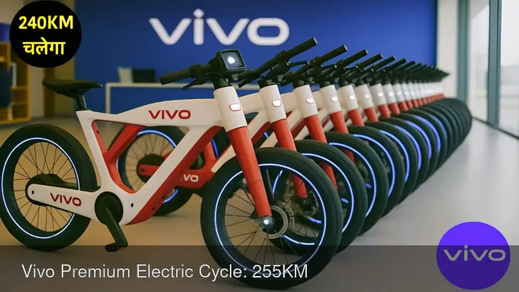 Vivo Premium Electric Cycle: 255KM रेंज के साथ युवाओं की पसंद, केवल ₹600 में बुक करें! — धाकड़ फीचर्स — सेगमेंट-बेस्ट