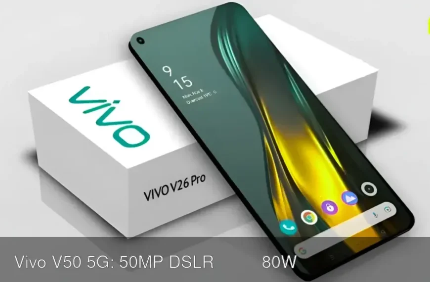 दमदार Vivo V50 5G: 50MP DSLR कैमरा और 80W फास्ट चार्जिंग के साथ बजट में शानदार स्मार्टफोन