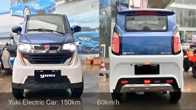 Yuki Electric Car: 150km रेंज और 60km/h की रफ्तार में दमदार, पेट्रोल का झंझट खत्म!