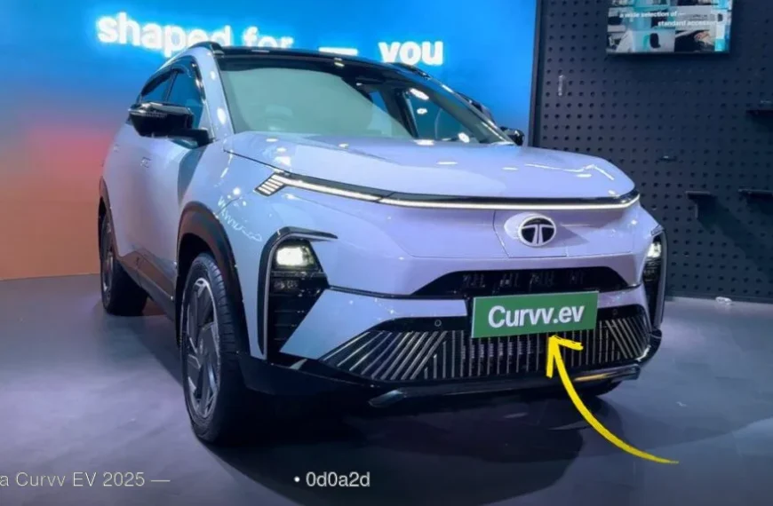 Tata Curvv EV 2025 — बेहतर माइलेज और धांसू अपग्रेड, लो — मेंटेनेंस विकल्प — मजबूत बिल्ड