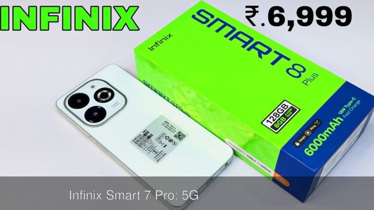 बजट में शानदार Infinix Smart 7 Pro: 5G स्मार्टफोन, AI कैमरा और 5000mAh बैटरी